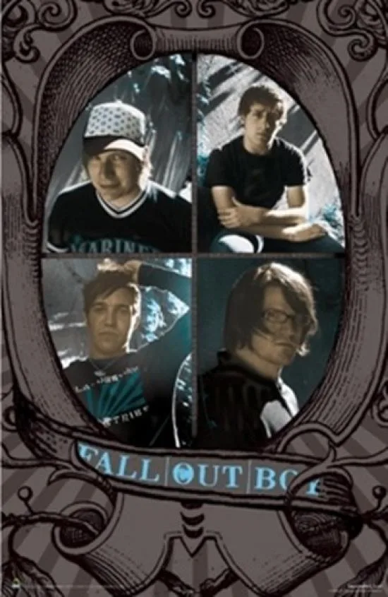 Fall Out Boy framed poster print 24 x 36 inches