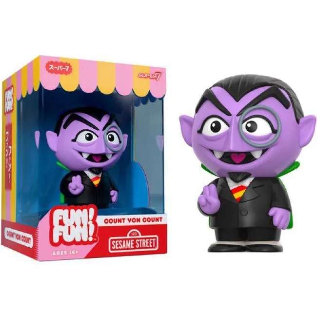 Super7 Super7 Sesame Street Fun! Fun! Wv1 Count Von Count Action Figure FF-SEST-10818 — product photo