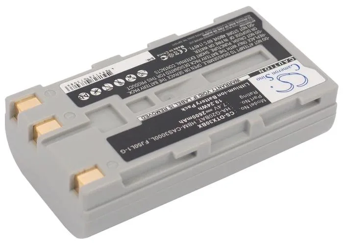 Rectangular replacement battery pack with label showing DT-X30 and 9000 models