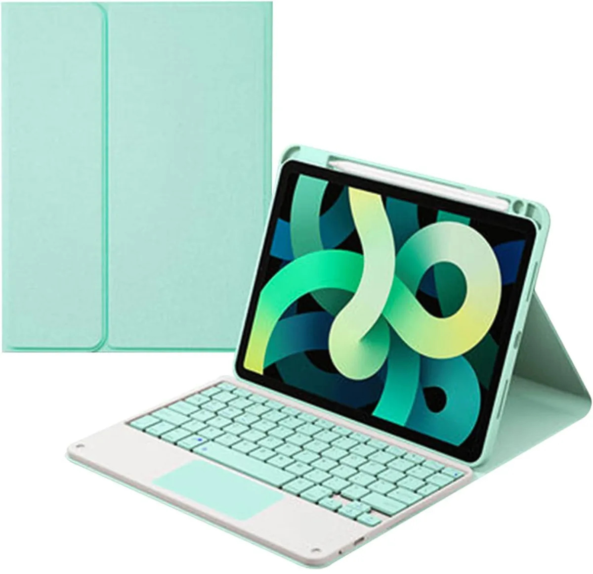 Werleo Werleo BTK-W00 keyboard cover case with touchpad for Huawei MatePad 11.5 2023 Mint Green — product photo