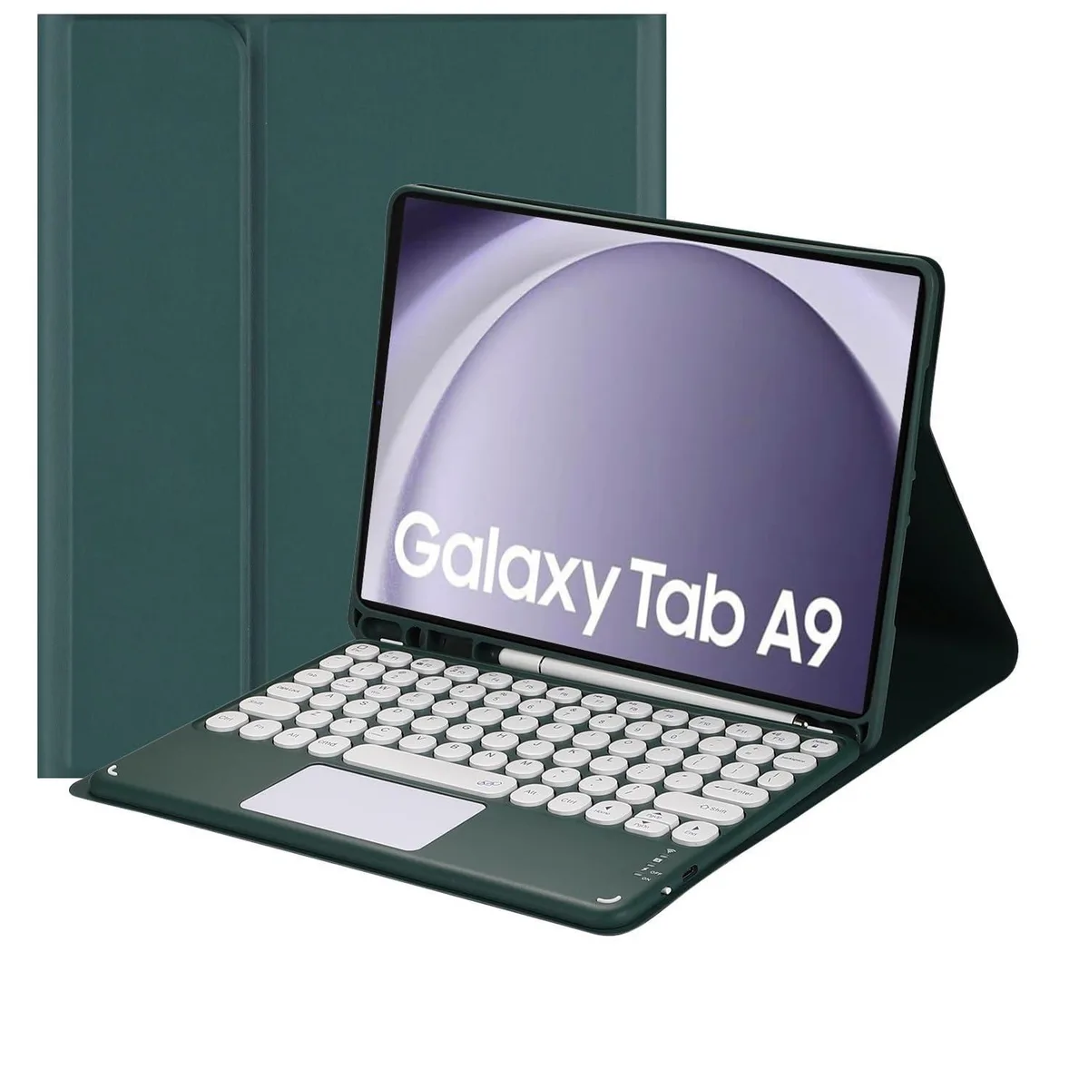 Timoom Timoom Magnetic Keyboard Case Dark Green 8.7" Tab A9 2023 — product photo