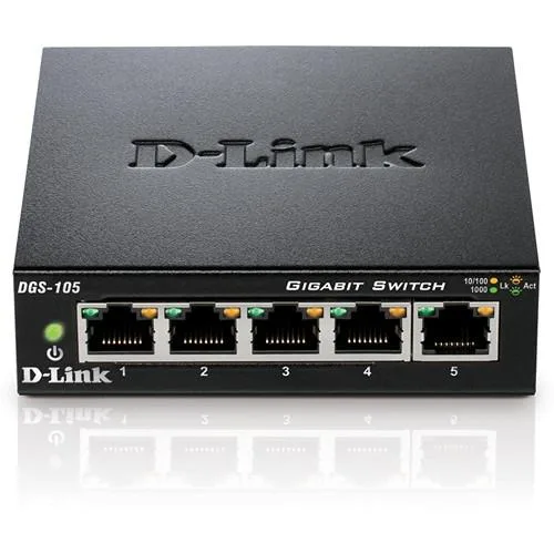 D-Link D-Link DGS-105 5-Port Gigabit network switch — product photo