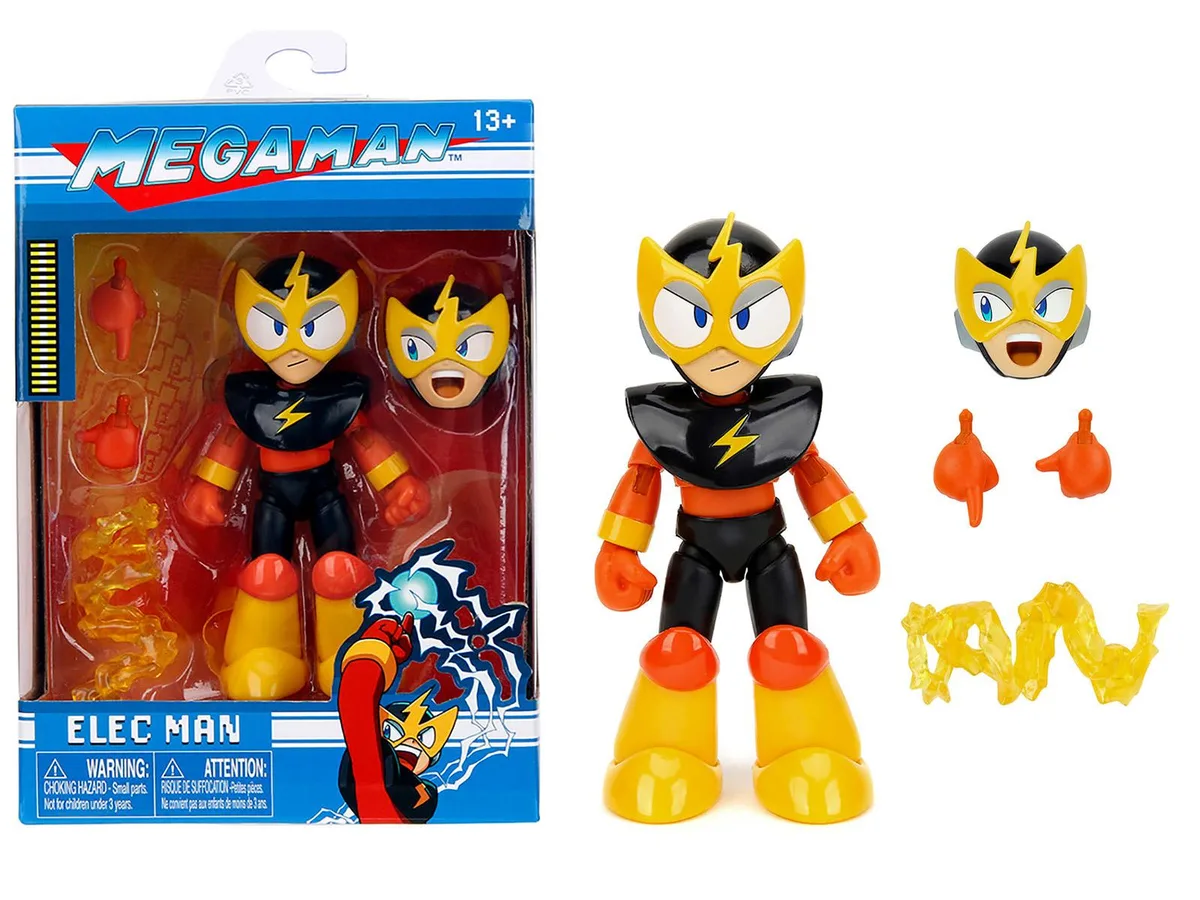 Jada Jada Elec Man 4.5" Moveable Figure Mega Man 1987 hobby collectible — product photo