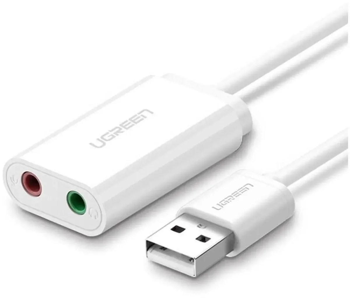 SMUGDESK SMUGDESK USB to 3.5mm Audio Adapter White — product photo
