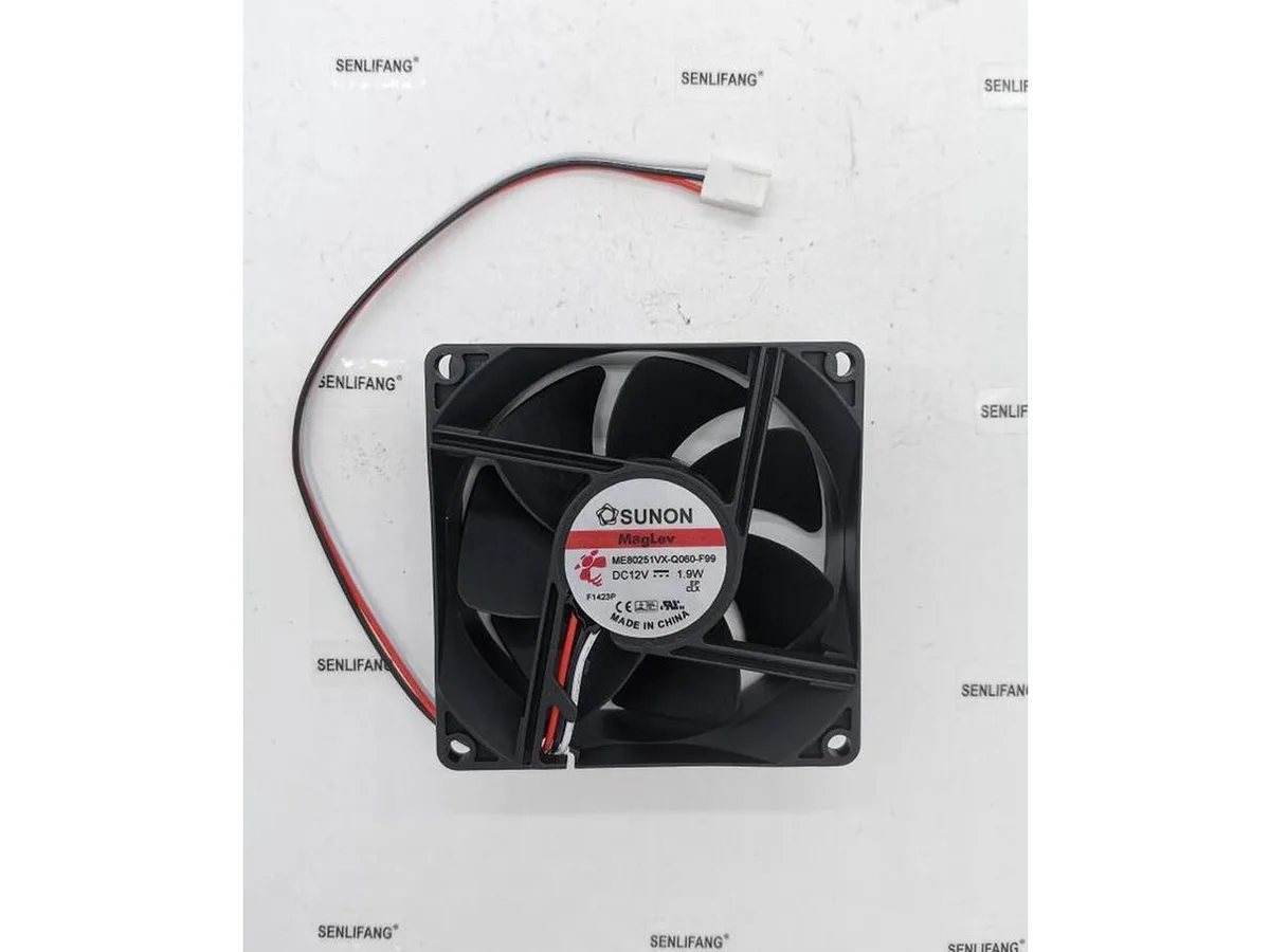 Fans Fans ME80251VX-Q060-F99 DC 12V 1.9W 8025 80x80x25mm 3-line 8CM case fan — product photo