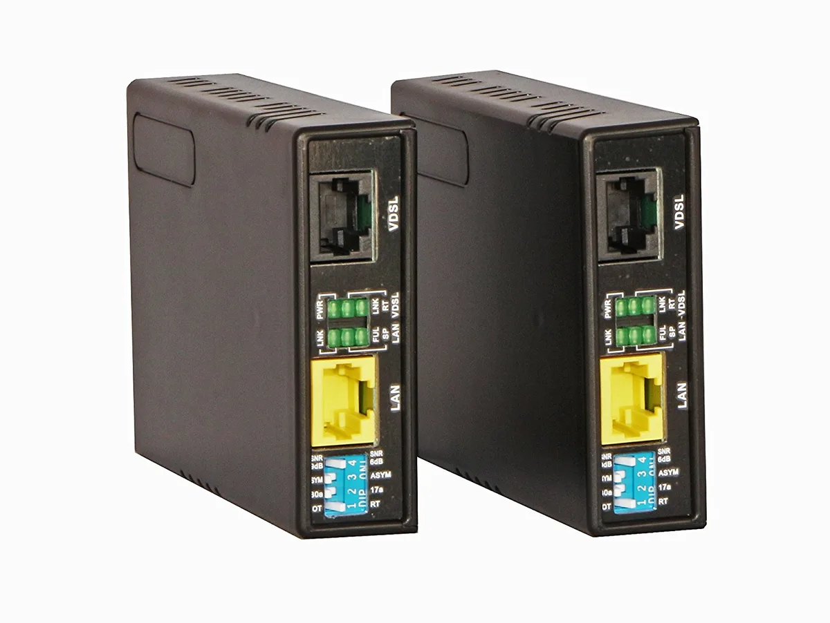 Tupavco Tupavco TEX-100 VDSL2 Ethernet Extender Kit 100 Mbps 7000FT — product photo