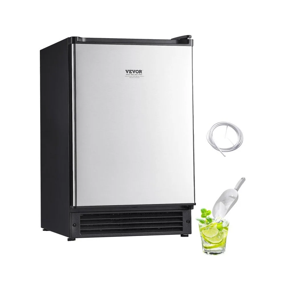 VEVOR VEVOR Undercounter Ice Maker 15 lbs/day Stainless Steel Reversible Door — product photo
