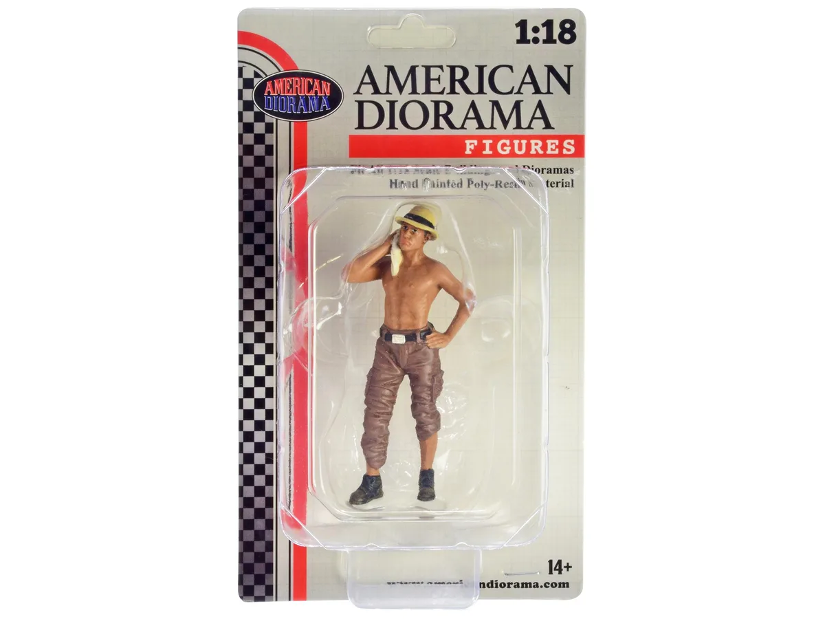 American Diorama American Diorama "4X4 Mechanic" Figure 1 1/18 Scale Hobby Collectible — product photo