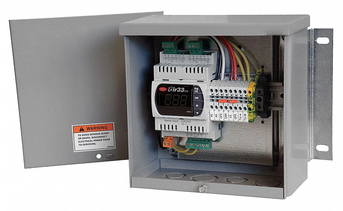Dayton Dayton 48C176 Digital Temperature Interlock 8in Steel 0.2V — product photo