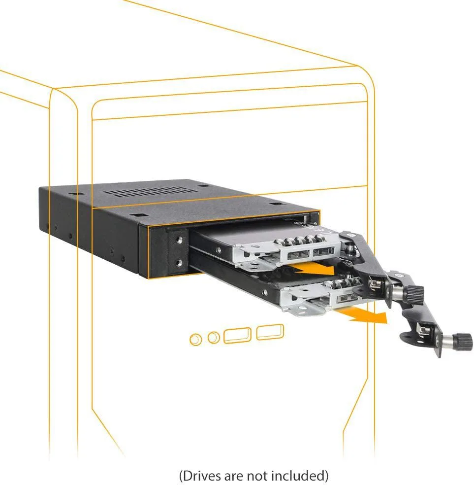 ICY DOCK ICY DOCK ToughArmor MB492SKL-B 2 x 2.5 SATA SAS rack server — product photo