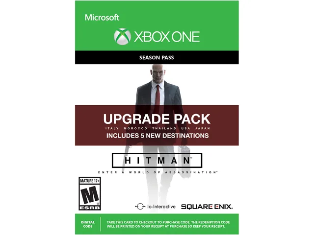 SQUARE ENIX USA SQUARE ENIX USA 7D4-00110 Hitman Upgrade Pack Season Pass Xbox One downloadable game — product photo