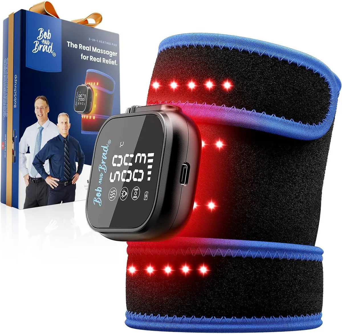 Bob and Brad Bob and Brad HXR-A090 Infrared Red Light Wrist Wrap Massager — product photo
