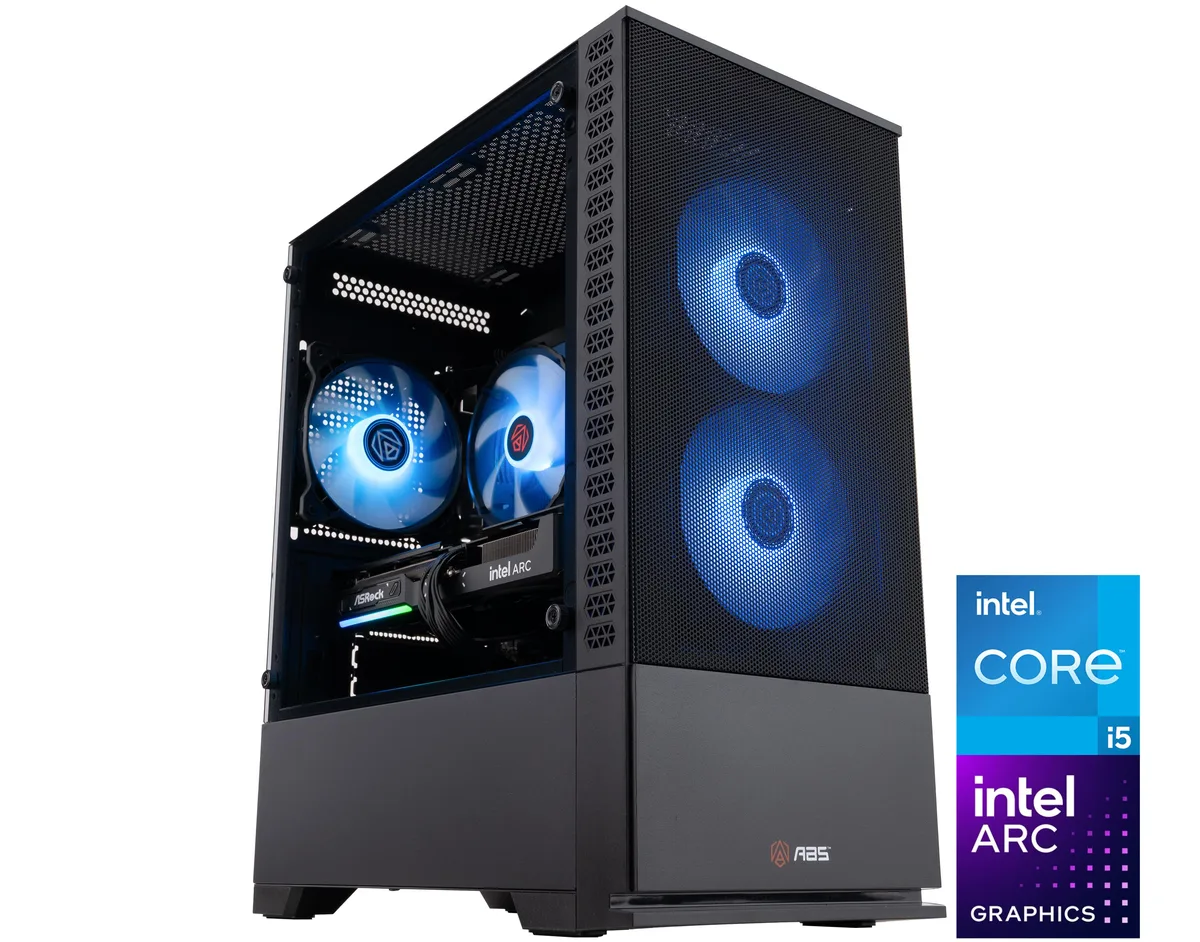 ABS ABS CA13400FB5803 gaming PC i5-13400F Arc B580 12GB 32GB DDR4 1TB NVMe — product photo