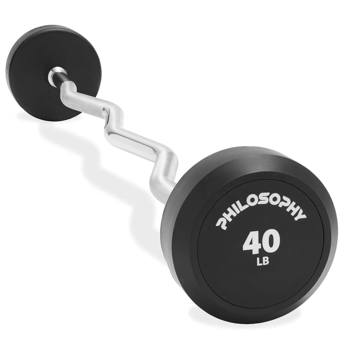 Philosophy Gym Philosophy Gym Fixed EZ Curl Barbell 40 LB — product photo