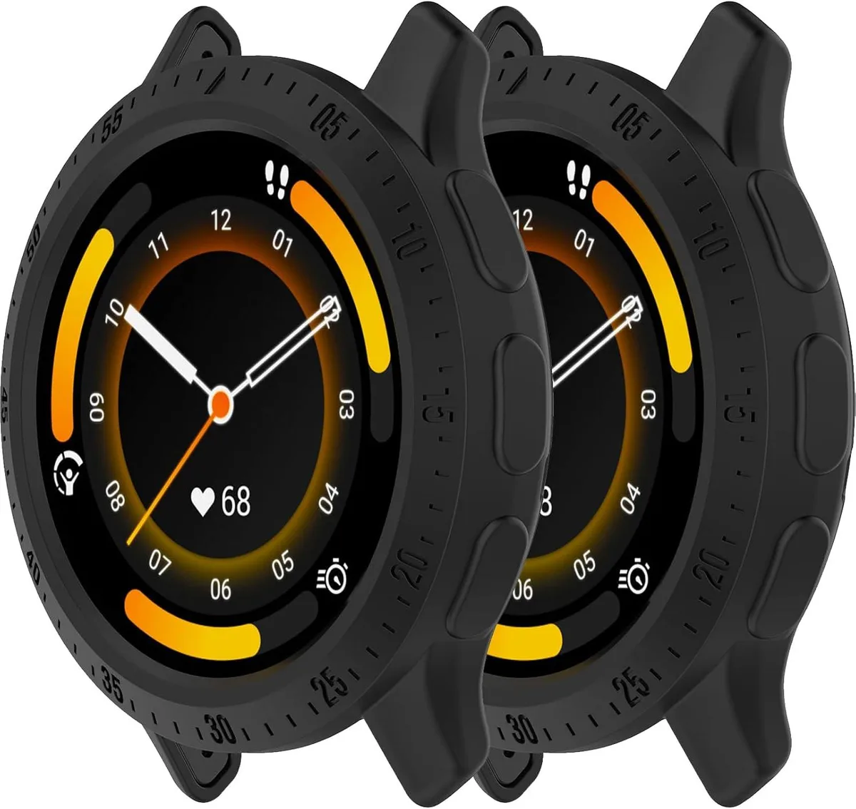 ETEIZU ETEIZU Garmin Venu 3 TPU Rugged Shock-Proof Bumper Case (Black&amp;Black) — product photo