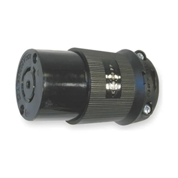 Hubbell Incorporated Hubbell Incorporated HBL2513BK Locking Connector L21-20R 20 A video accessory — product photo