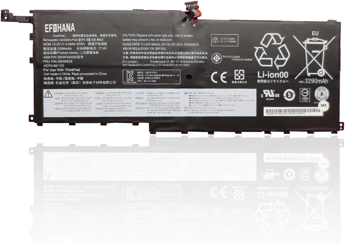 NShi NShi SB10F46466 laptop battery 15.2V 52Wh 3440mAh 4-cell — product photo