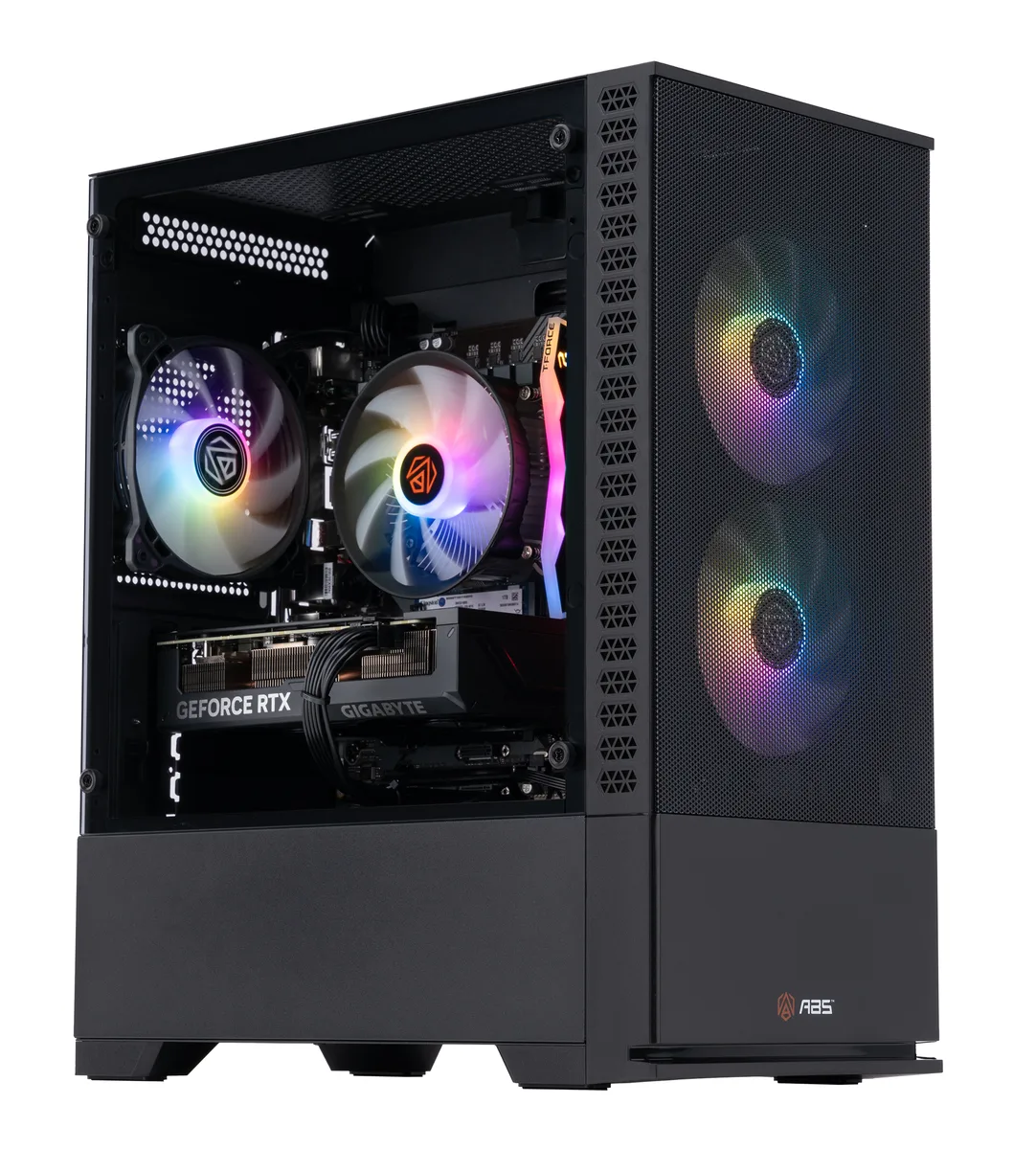 ABS ABS CA13400F4070 gaming PC i5-13400F RTX 4070 12GB 32GB DDR5 1TB NVMe — product photo