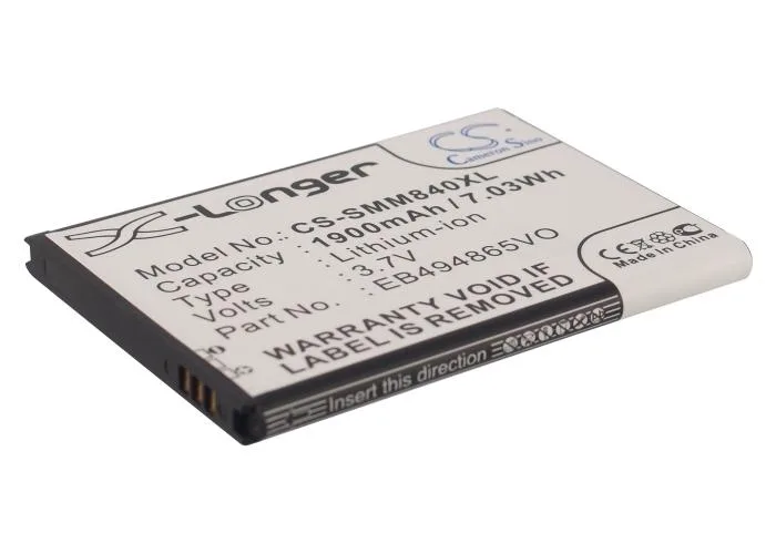 Cameron &amp; Co Cameron &amp; Co DS-CS-SMM840XL cell phone battery 3.7V 1900mAh Li-ion black — product photo