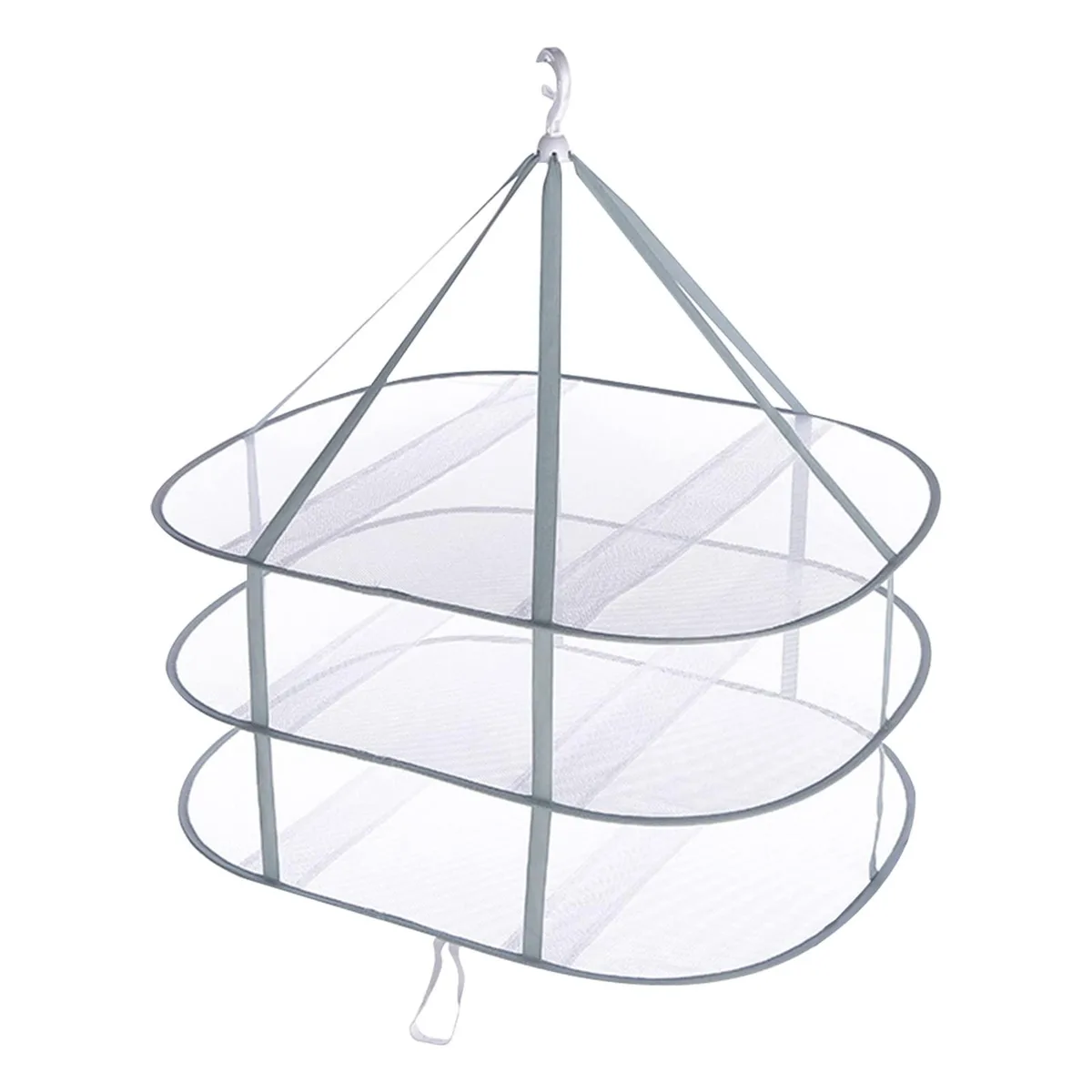 CHENZORVAX 01 3-Tier Hanging Mesh Dryer Matcha Green 31.5 in H — product photo