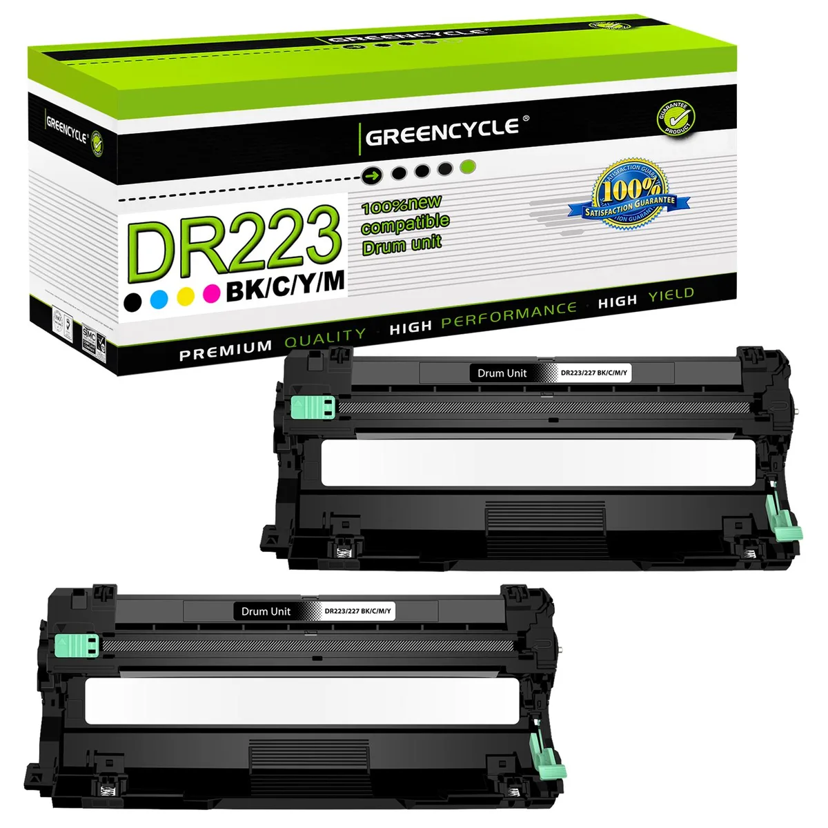 GREENCYCLE GREENCYCLE DR223CL 2 Pack Drum Unit 18000 Pages — product photo
