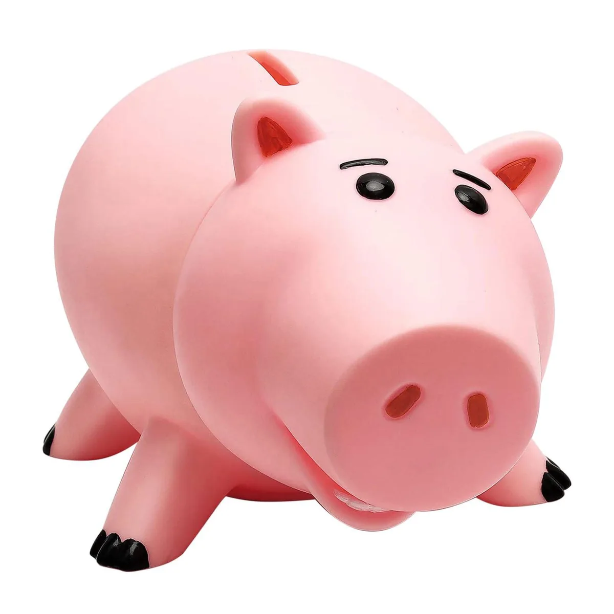  Pink plastic piggy bank 4.5 x 7.3 x 3.9 in — product photo