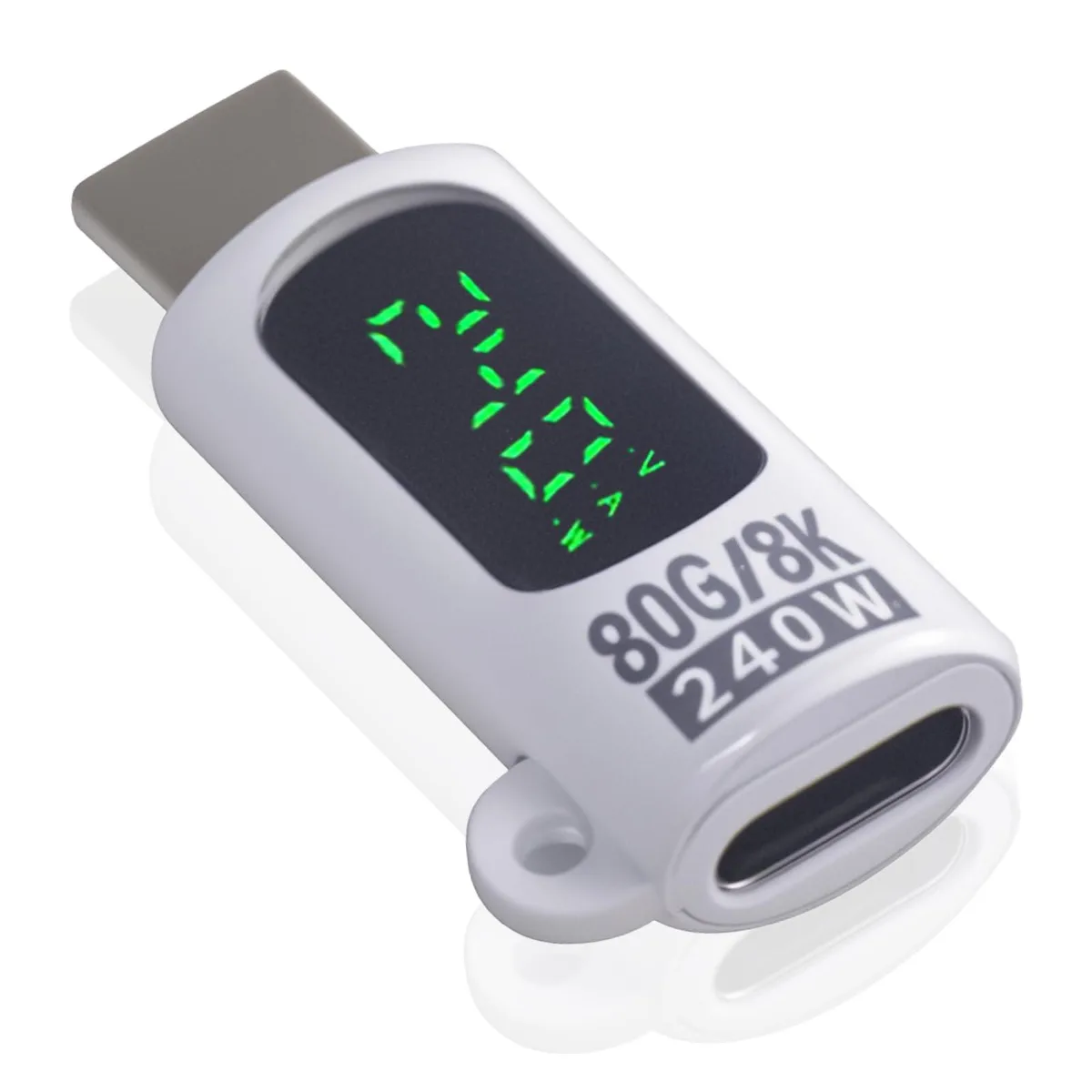 BUCIER BUCIER 80Gbps USB C Extender Adapter Thunderbolt 5 240W White — product photo