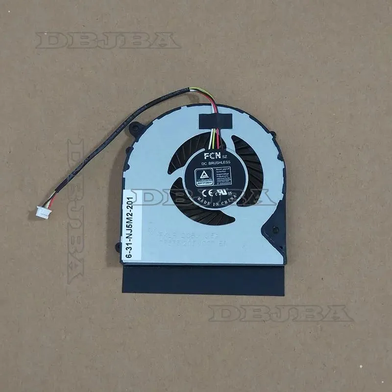 DBTLAP DBTLAP CPU Fan For CLEVO N750WU N751 N770WL N850EK DFS551205WQ0T FKLF 6-31-NJ5M2-201 5V .5A laptop cooling pad — product photo