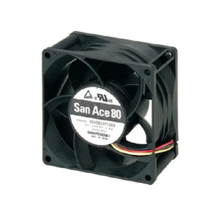 Sanyo Sanyo San Ace 80 9GV0812P1H03 12V 3.0A 36W 80mm 38mm Black Case Fan (Pack of 2) — product photo