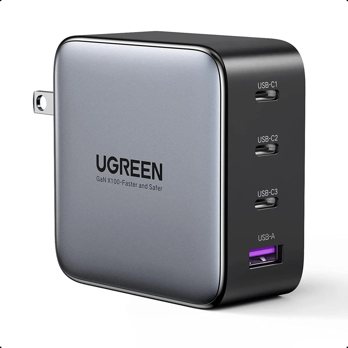 UGREEN UGREEN 100W 4-Port USB-C GaN Charger Black — product photo