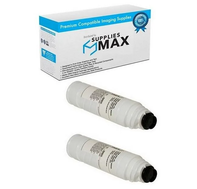 SuppliesMax SuppliesMax toner cartridge 2-pack 30000 pages black Ricoh Aficio 2035 2045 3035 3045 type 3110D — product photo