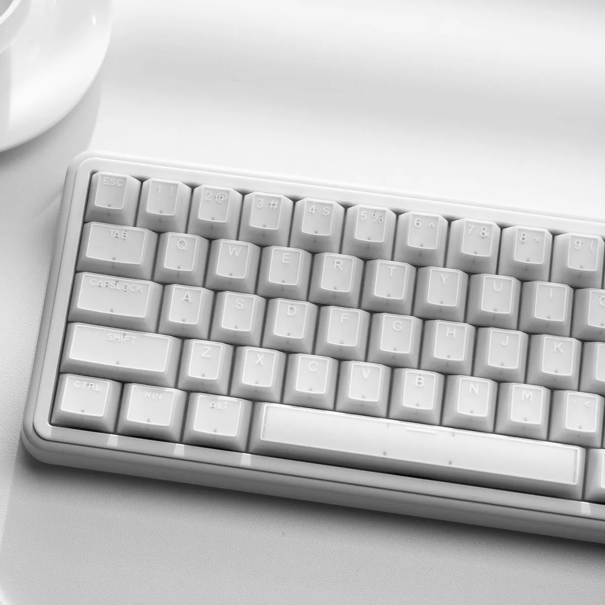 Womier Womier White Jade 142 Key Cherry Profile Keycap Set keyboard accessory — product photo