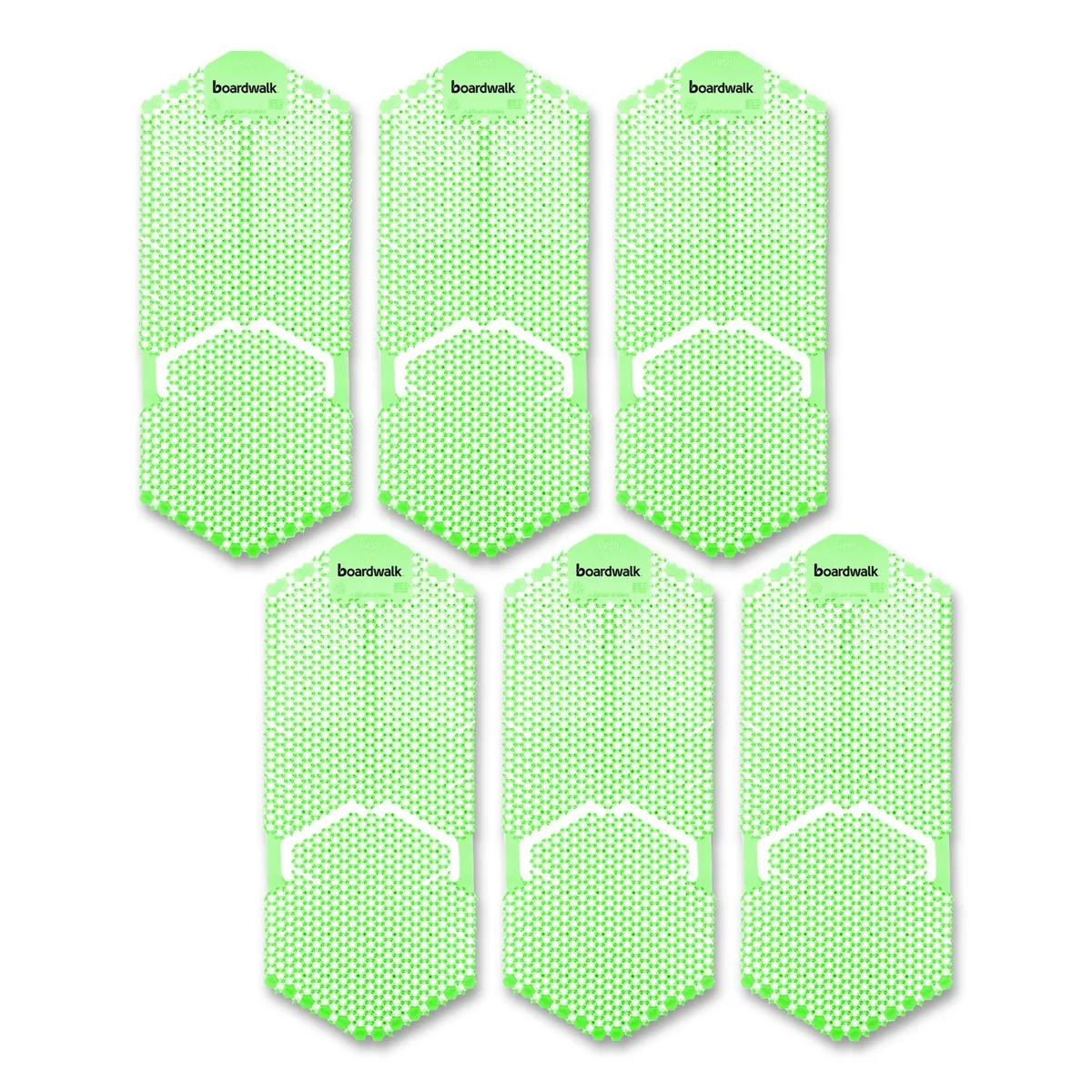 Boardwalk Boardwalk Vertical Urinal Screen Cucumber Melon Green 5.22 oz 6/Carton — product photo