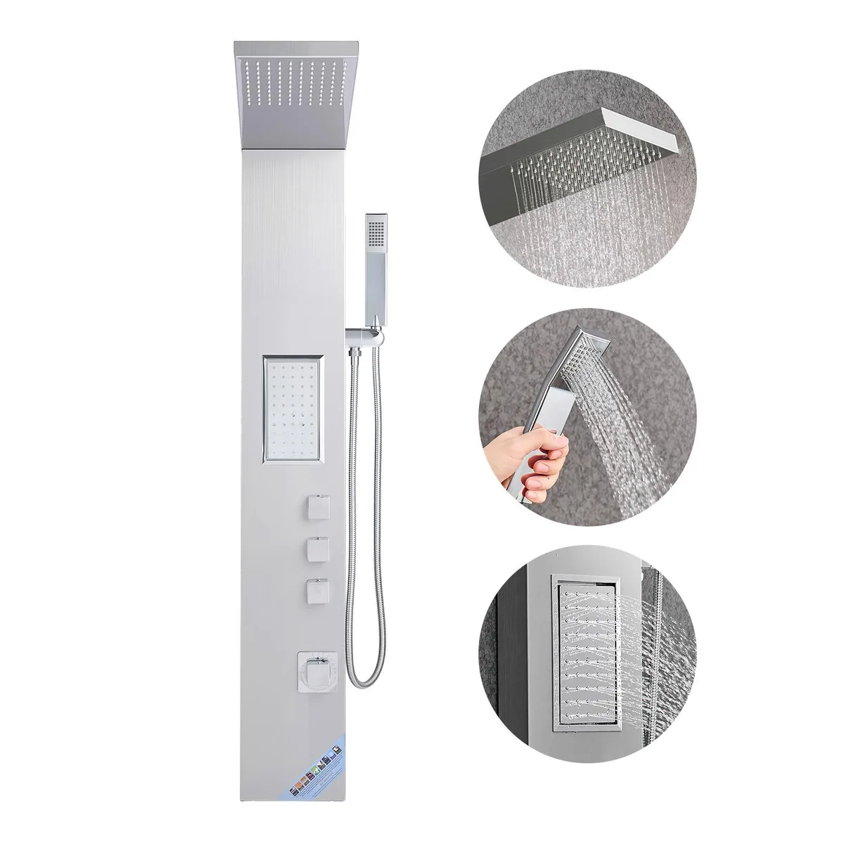 VEVOR VEVOR 53 in 304 Stainless Steel Shower Panel Tower System — product photo