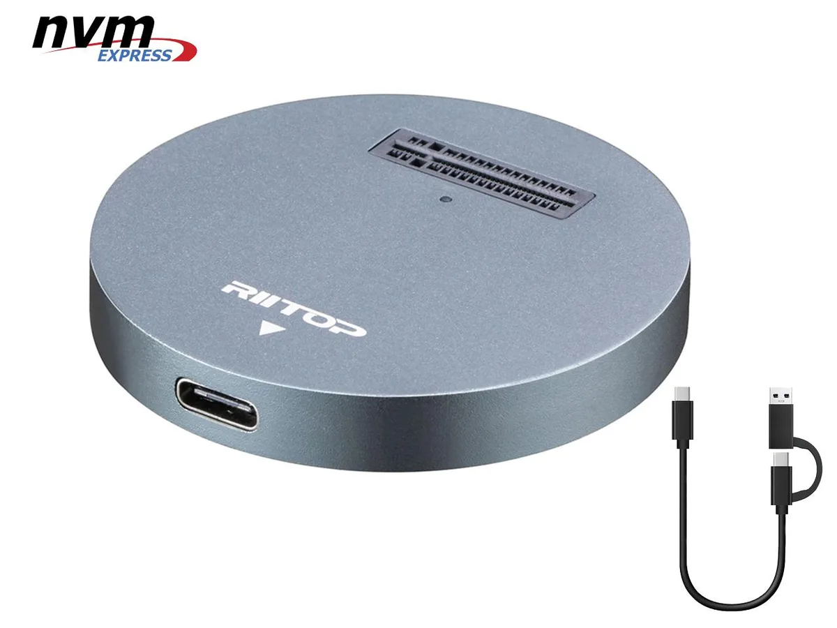 RIITOP RIITOP M.2 NVMe to USB-C Docking Station 10Gbps JMS583 — product photo