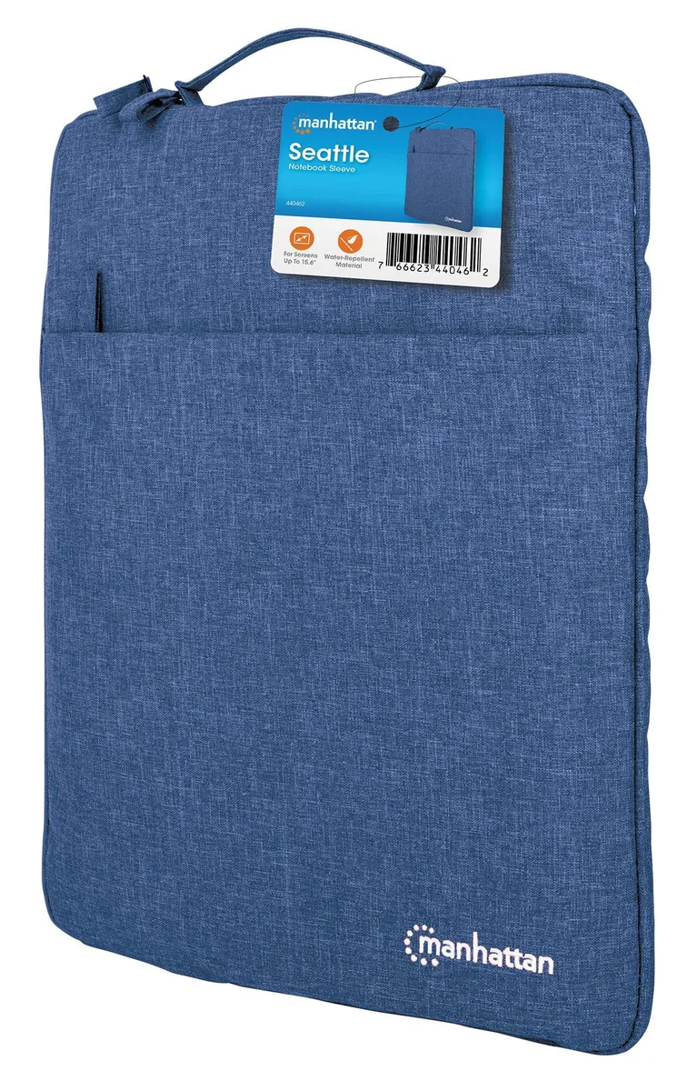 MANHATTAN MANHATTAN 440462 Seattle 15.6" Laptop Sleeve Blue — product photo