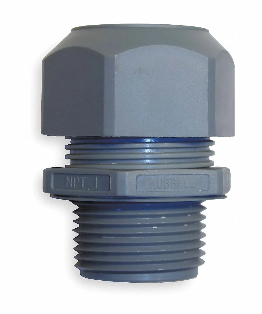 Hubbell Incorporated Hubbell Incorporated SECP21GA PG21 Straight Gray Cable Connector — product photo