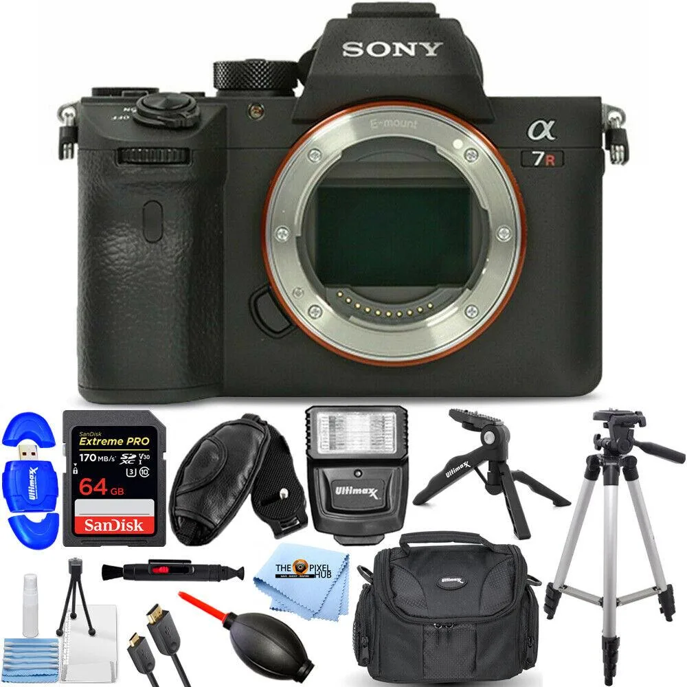 Sony Sony a7R IVA ILCE7RM4A/B 61MP Mirrorless Camera 12PC Bundle — product photo