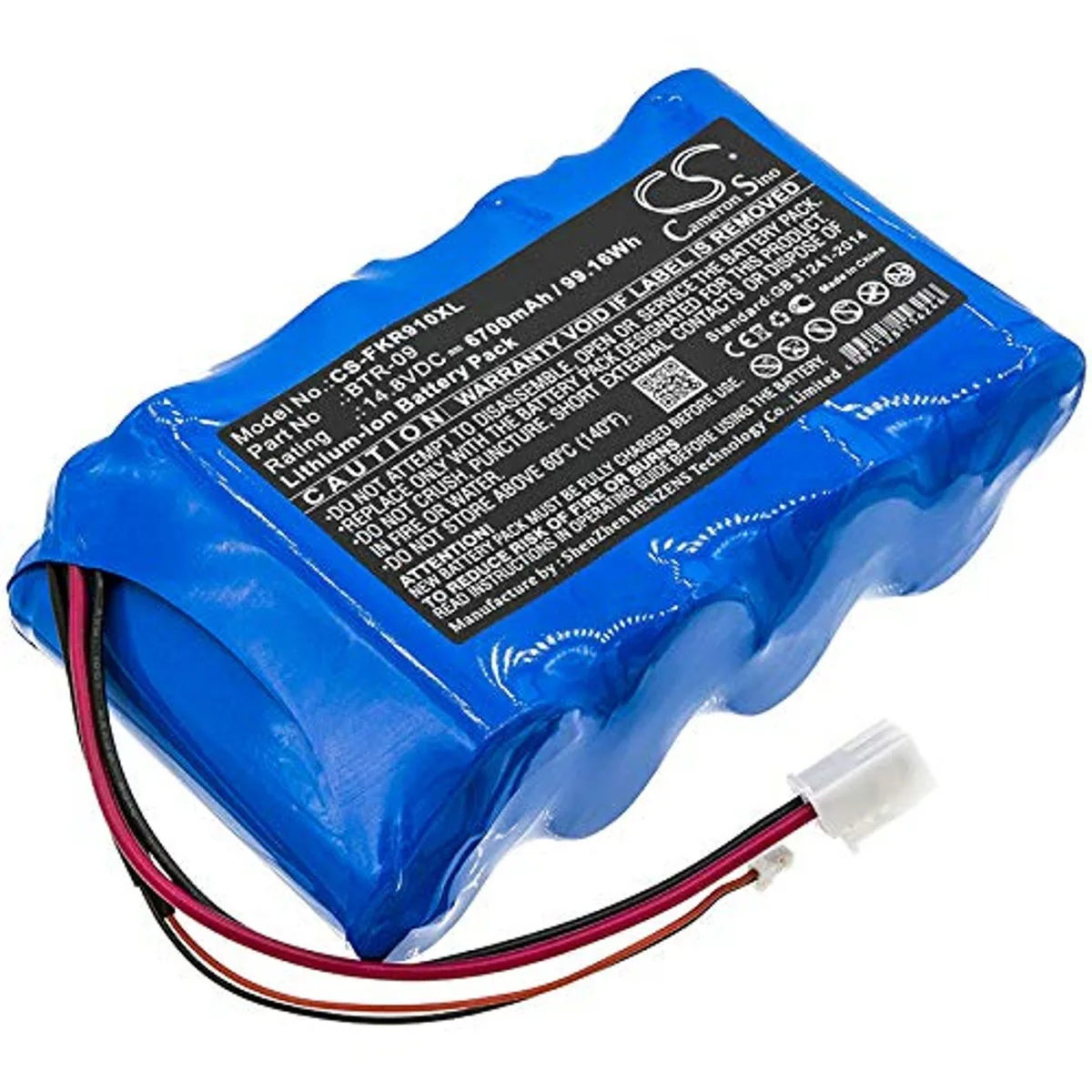 Cameron Sino BTR-09 6700mAh 14.8V standard battery — product photo