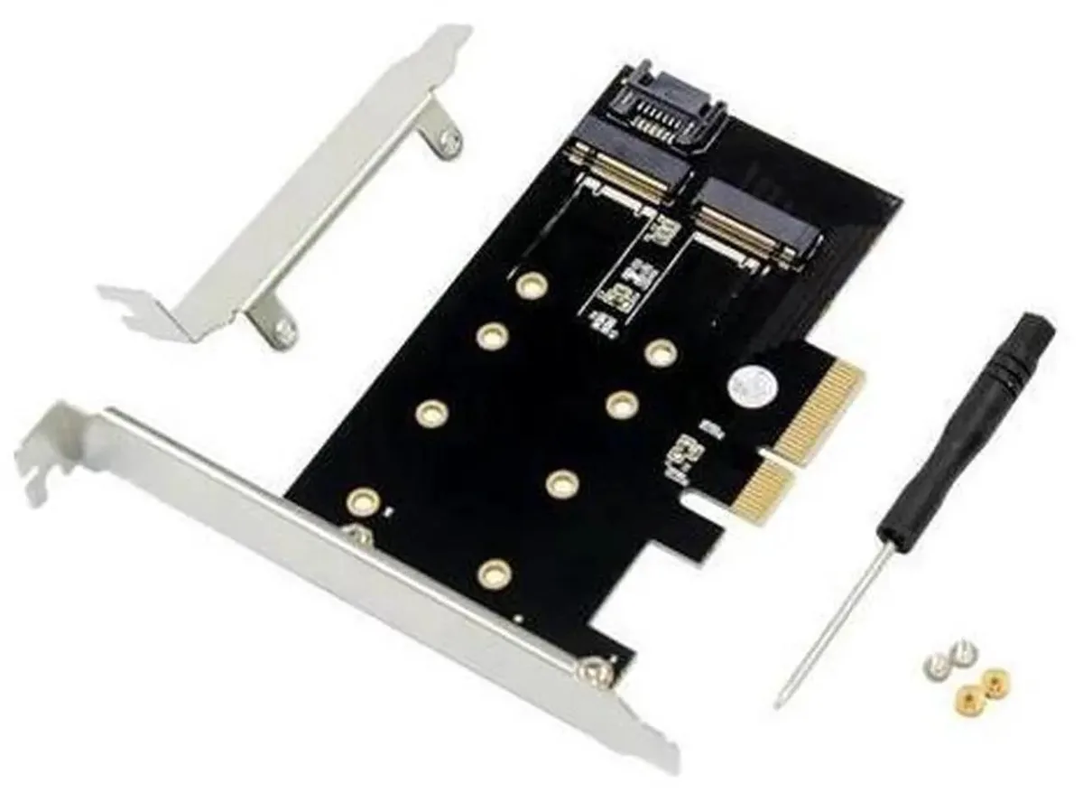 SMUGDESK SMUGDESK PCIe x4 to M.2 B-Key/B+M-Key SSD Adapter 2230/2242/2260/2280 — product photo
