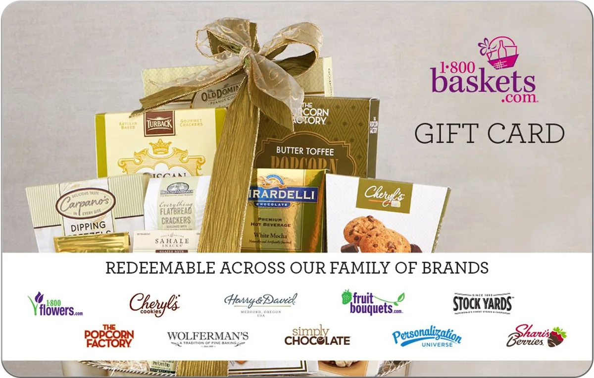 1800Baskets 1800Baskets BK-2500 $25 Specialty Retail Gift Card — product photo