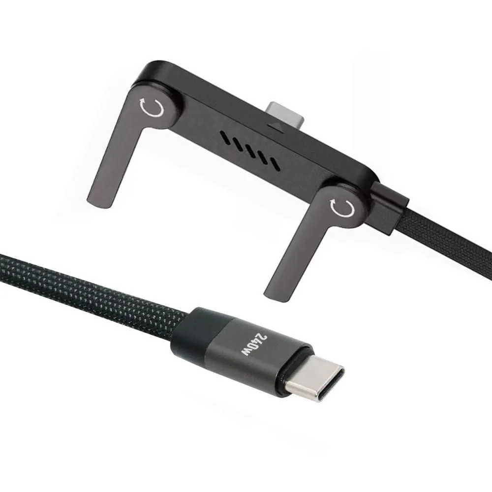 LORDWORLD LORDWORLD 240W USB-C Cable Stand 150cm 90° 360° — product photo