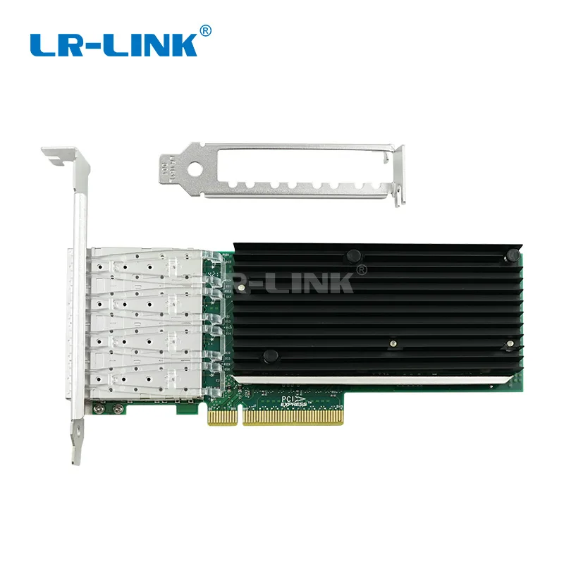 LR-LINK LR-LINK LREC9804BF-4SFP+ 10Gbps 4-port SFP+ network card — product photo