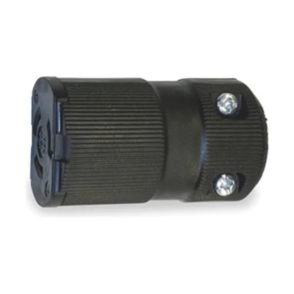 Hubbell Incorporated Hubbell Incorporated HBL4579VBK Locking Connector L6-15R 15 A 250V — product photo