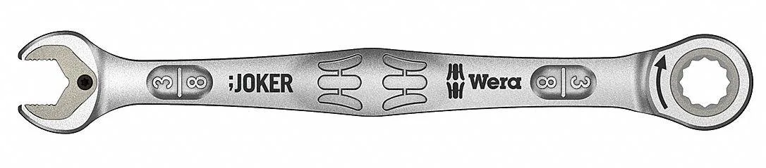 Wera ratcheting wrench 3/8 inch nickel chrome finish