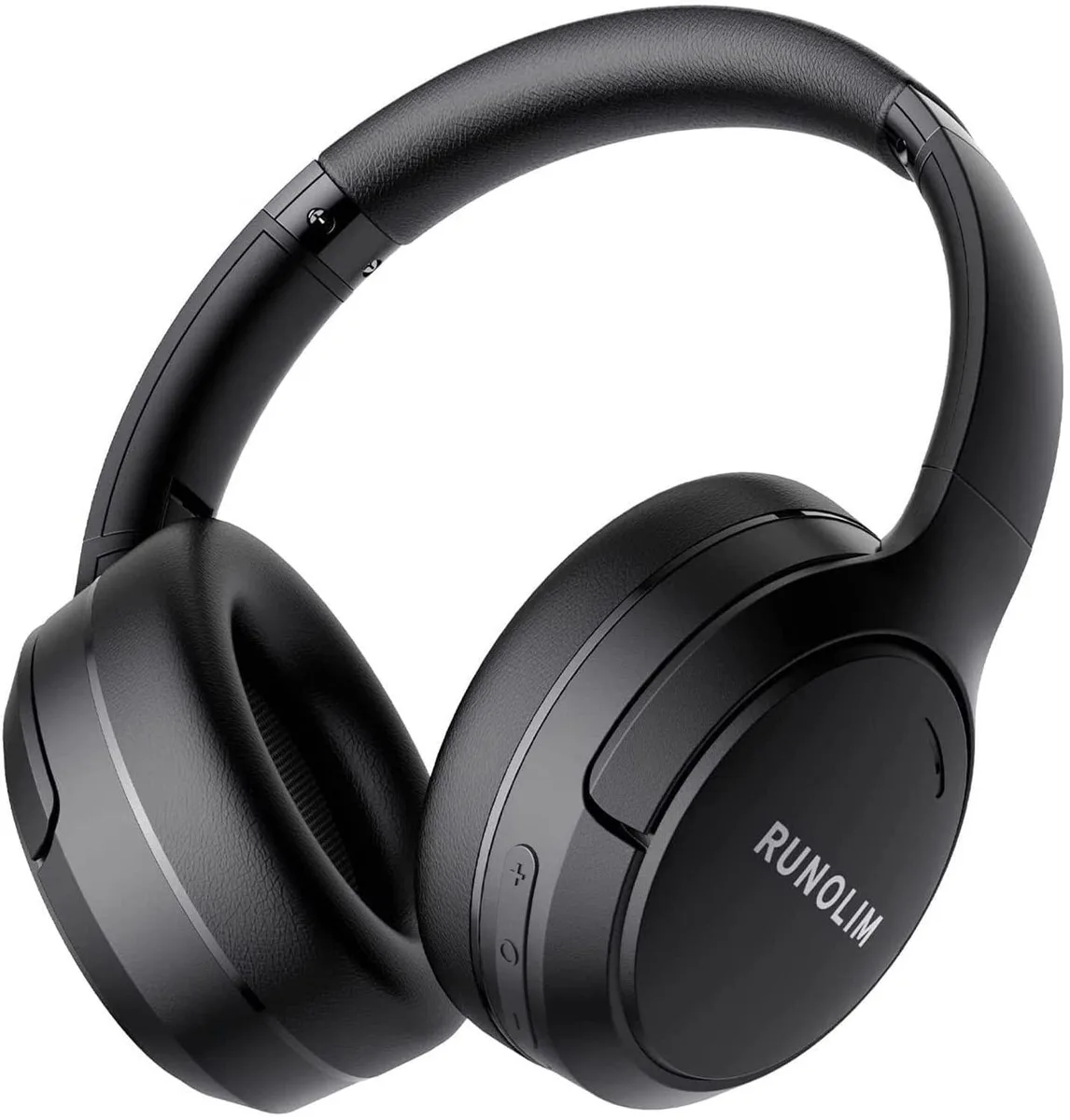 RUNOLIM 301 RUWH301A Over-Ear ANC Headphones Black 100h 65h ANC 40mm Bluetooth 6.0 3.5mm — product photo