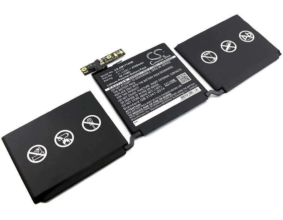 Cameron &amp; Co Cameron &amp; Co DS-CS-AM1713NB laptop battery 13.3 2016 A1708 A1713 11.1V 4700mAh 52.17Wh — product photo