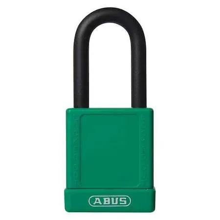 Abus Abus 19603 Lockout Padlock Green Keyed Different OSHA 1910.147 6 Pack — product photo