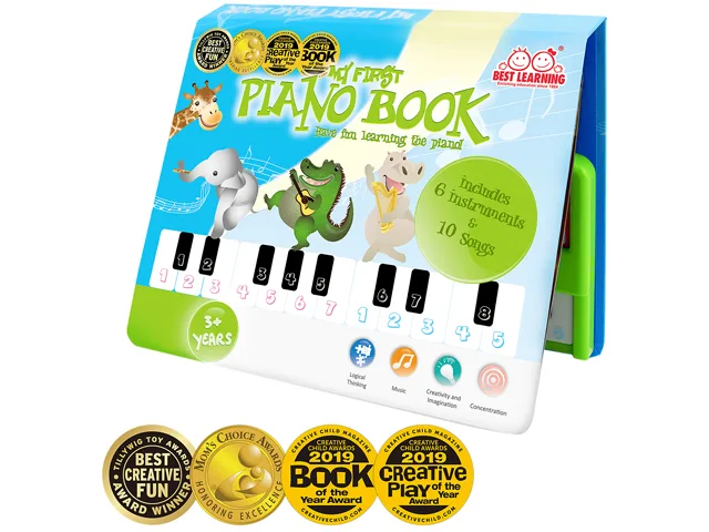 Best Learning Materials Corp. Best Learning Materials Corp. My First Piano Book 20-key 10-song — product photo