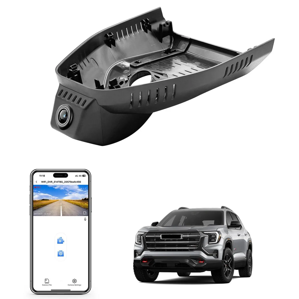 Barrow Mods Barrow Mods mangoal 4K Dash Cam GMC Terrain 2025 2026(Model C) SL 2 in 1 accessory — product photo